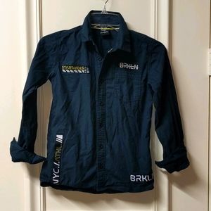 Boy's 8-10 Button Down Top